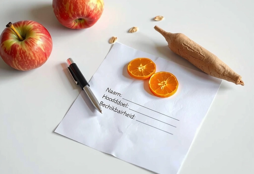 Concept van het boekingsformulier